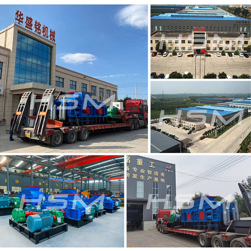 對輥破碎機發(fā)貨現場